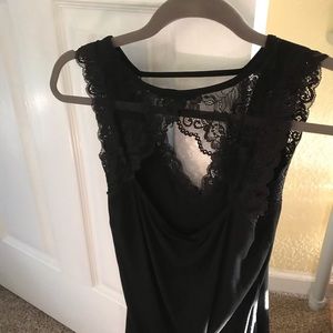 Women’s top, BKE brand from The Buckle, black.